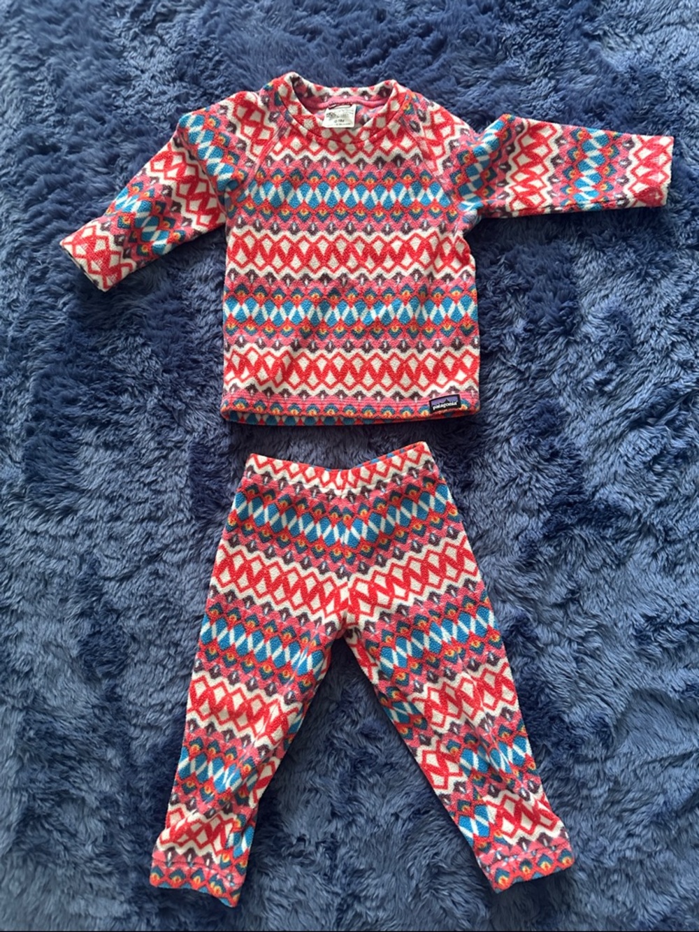 Patagonia Red, Blue & Pink Fleece Set